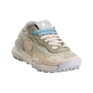 SATORISAN Nubuck Leather Chacrona Leaf Sneakers